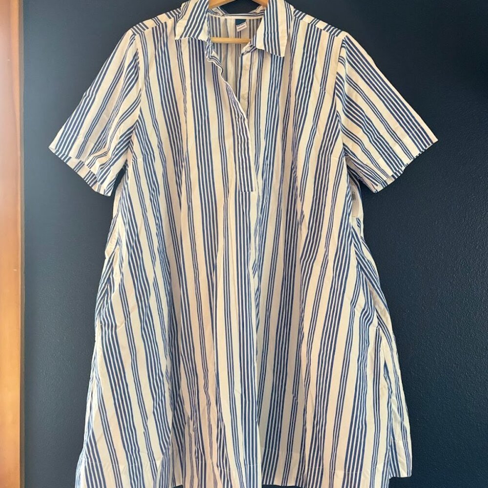 NWT Old Navy Swing Shirtdress Short Sleeve
